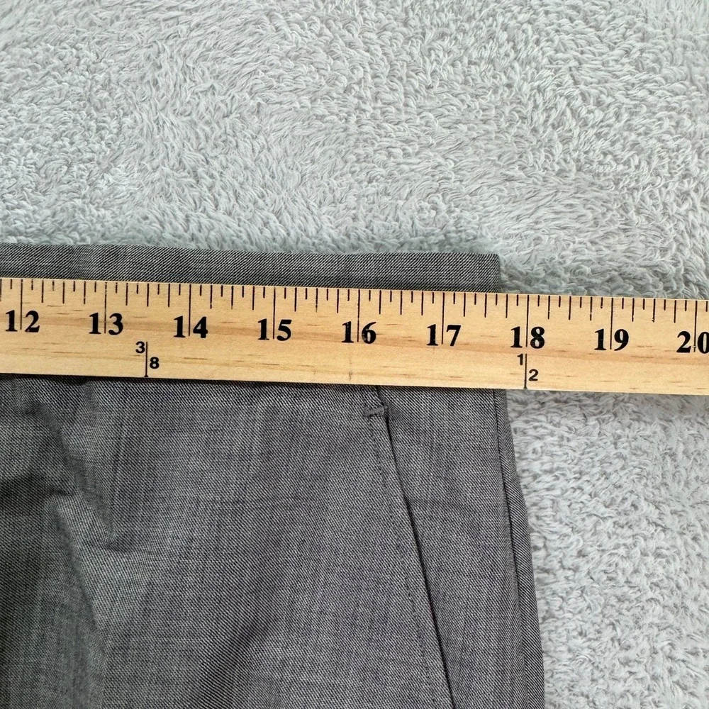 Vintage Hickey Freeman Boardroom Mens 42R Wool Suit Pants 35x28 Gray 2-Button